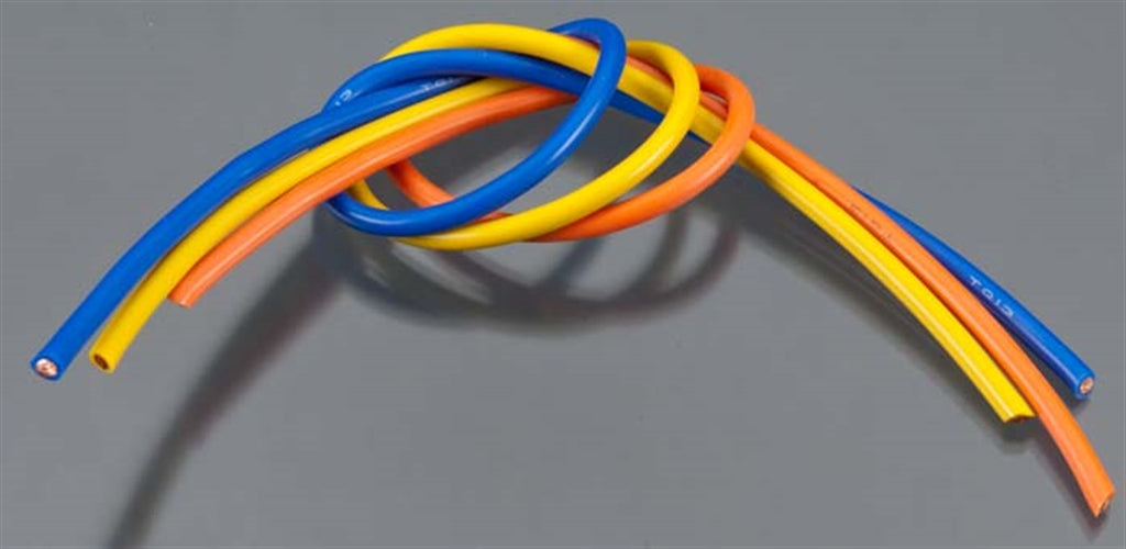 TQW1304 1304 13 Gauge Wire Kit, 1' ea Bl/Yw/Org