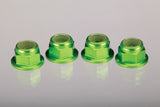 TRA1747G 1747G Aluminum 4mm Flanged Nylon Locking Nuts, Green