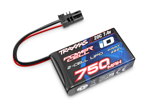 Traxxas 2821 Power Cell 2S LiPo Battery, 20C 750mAh