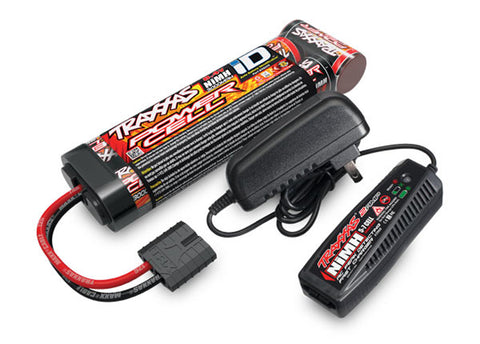 Traxxas 2983 Power Cell 7C 8.4V NiMH Battery 3000mAh, Charger