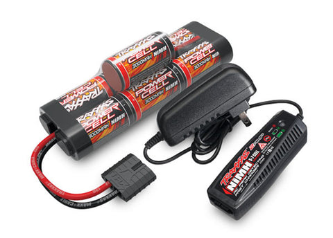 Traxxas 2984 Power Cell 7C 8.4V NiMH Battery 3000mAh, AC Charger