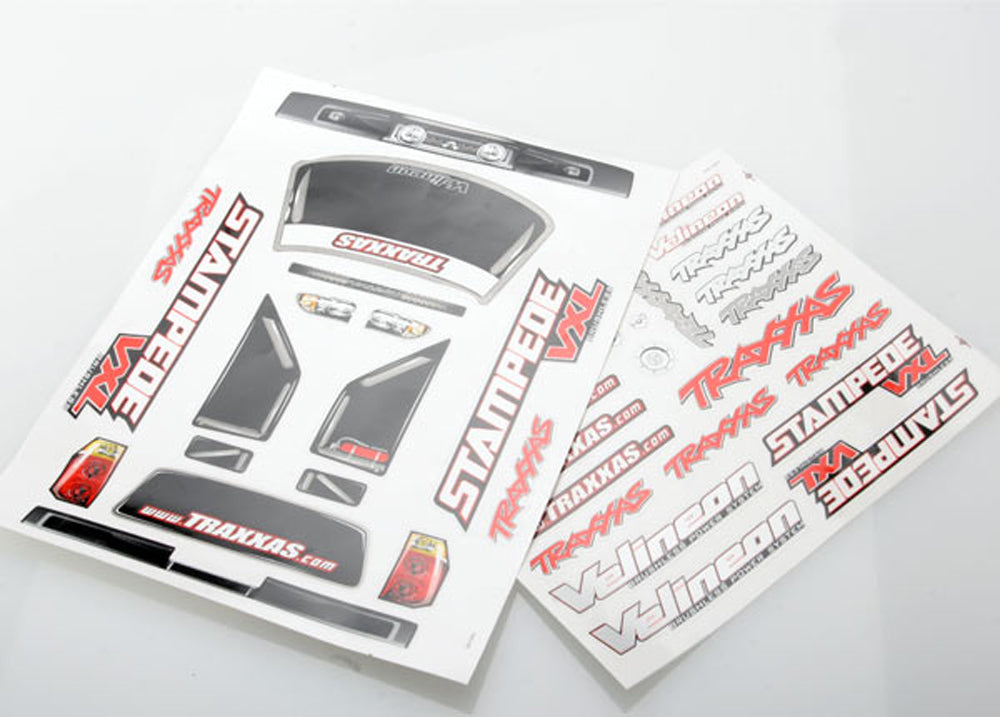 TRA3613R 3613R Stampede VXL Decal Sheets