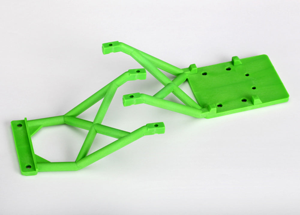 TRA3623A 3623A Front & Rear Skid Plates, Green