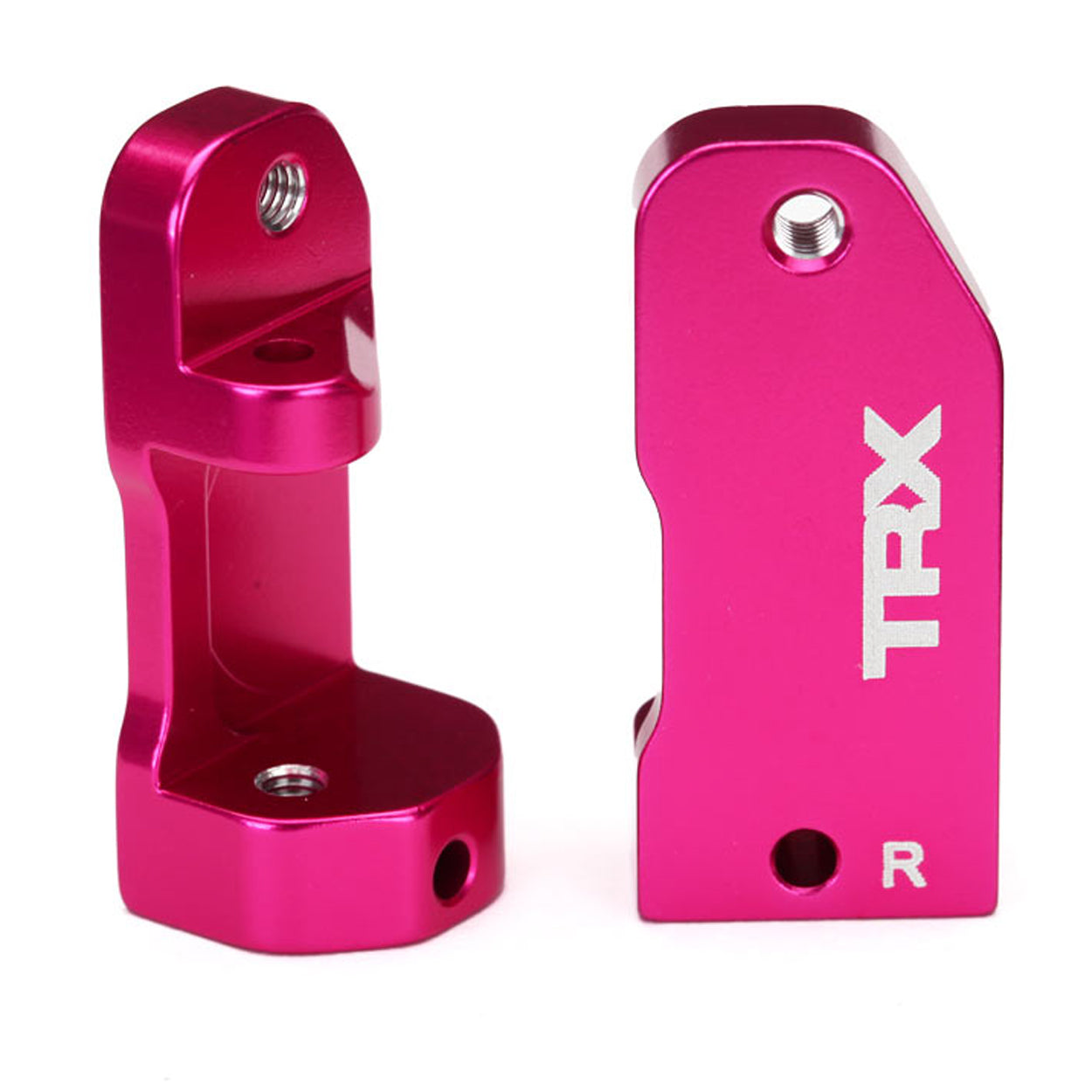 TRA3632P 3632P Aluminum Caster Blocks, 30-degree, Pink