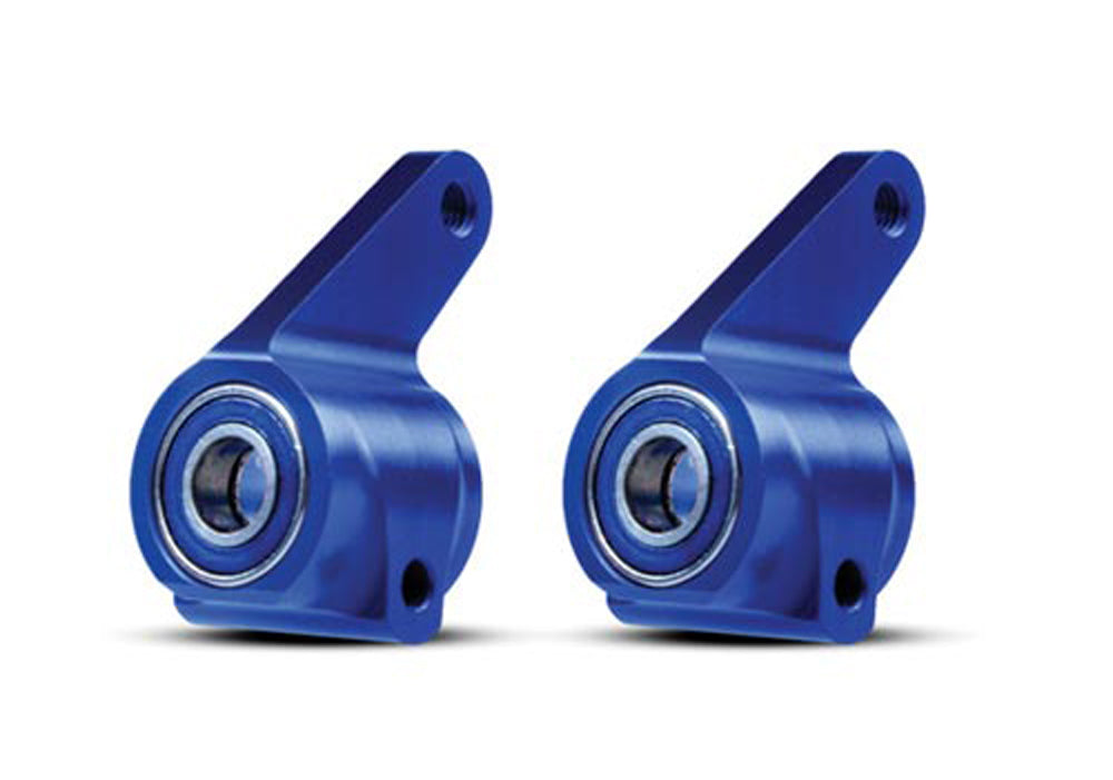 TRA3636A 3636A Aluminum Steering Blocks, Blue