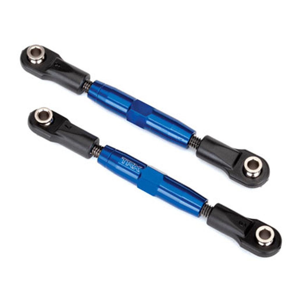 TRA3643X 3643X Rear Aluminum Camber Link Turnbuckle, 83mm, Blue
