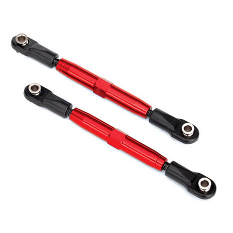 Traxxas 3644R Left & Right Camber Link Turnbuckle, 73mm, Red