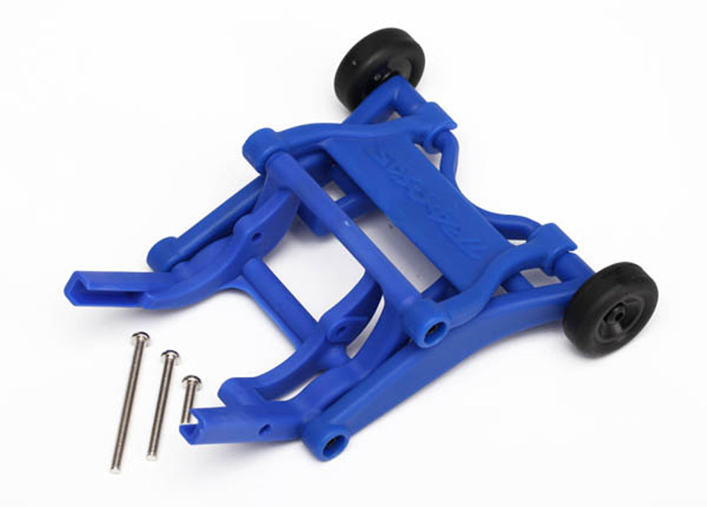 TRA3678X 3678X Wheelie Bar, Assembled, Blue