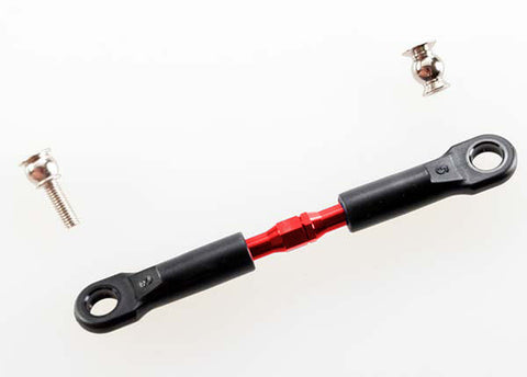 Traxxas 3737 Front Aluminum Turnbuckle, 39mm Assembled, Red
