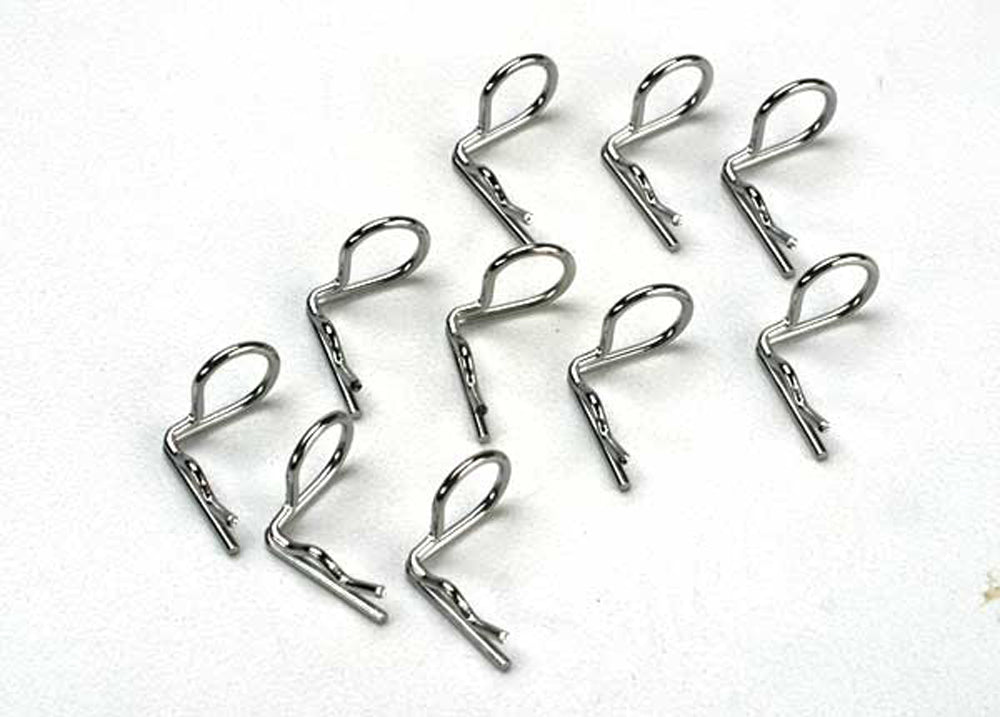TRA3935 3935 Angled Body Clips, 90-degree, Silver