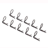 TRA3935A 3935A Angled Body Clips, 90-degree, Black