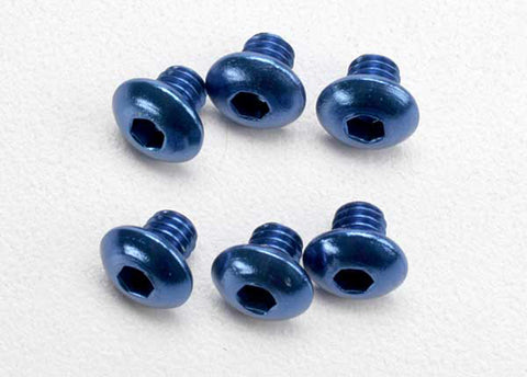 Traxxas 3940 Aluminum Button Head Screw 4x4, Blue