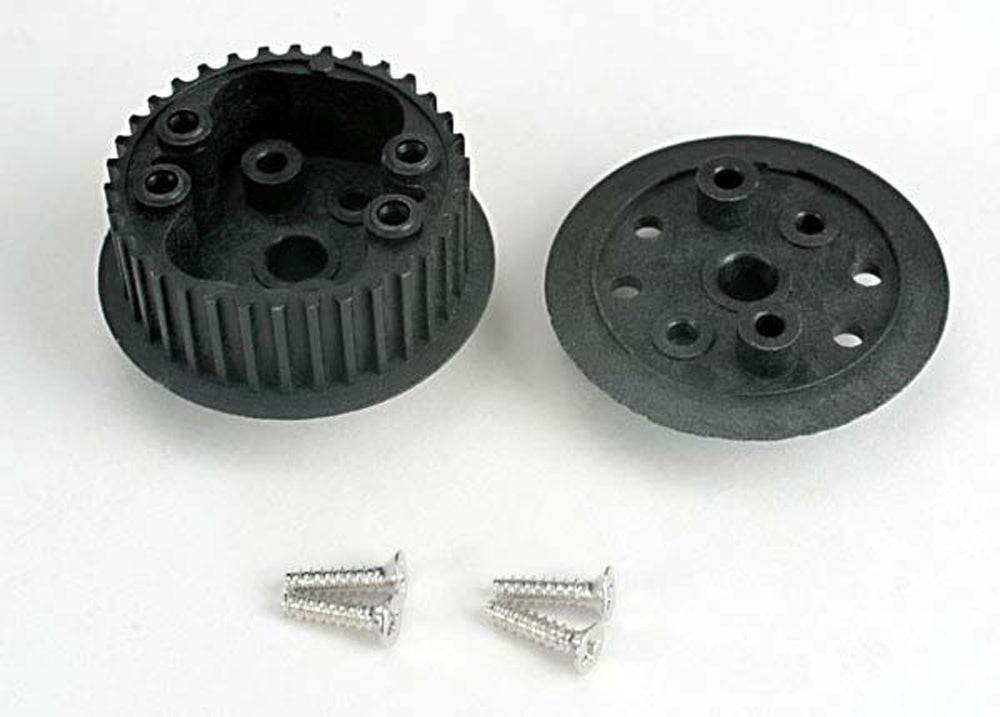 TRA4881 4881 Differential Side Cover & Screws, 4-Tec