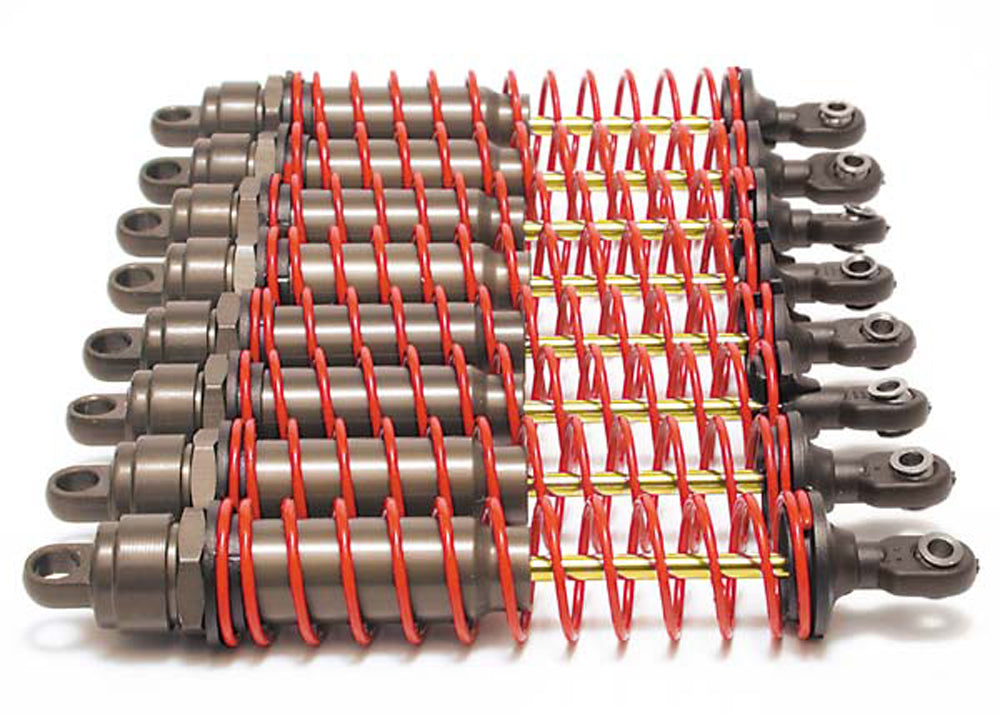 TRA4962 4962 Big Bore XX-Long Shocks & Springs, Red