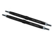 TRA5141A 5141A Front Aluminum Toe Link Turnbuckles, 112mm, Black