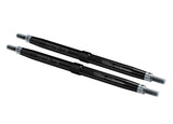 TRA5141A 5141A Front Aluminum Toe Link Turnbuckles, 112mm, Black