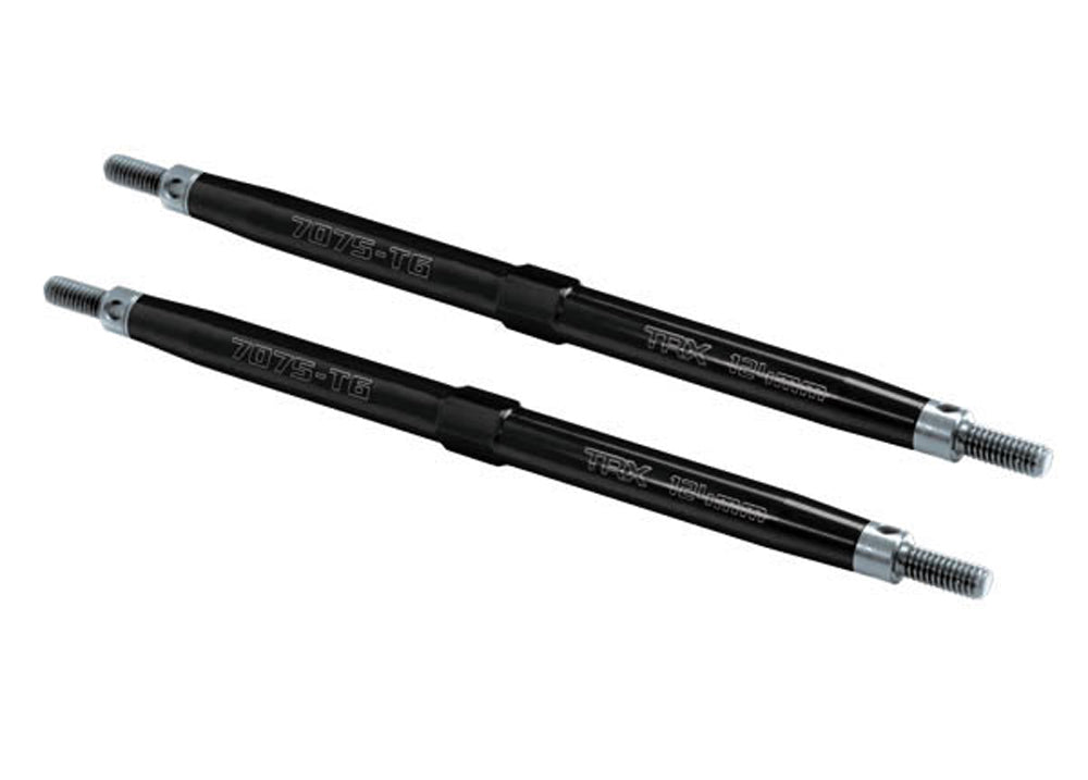 Rear Aluminum Toe Link Turnbuckles, 124mm, Black – Dollar Hobbyz