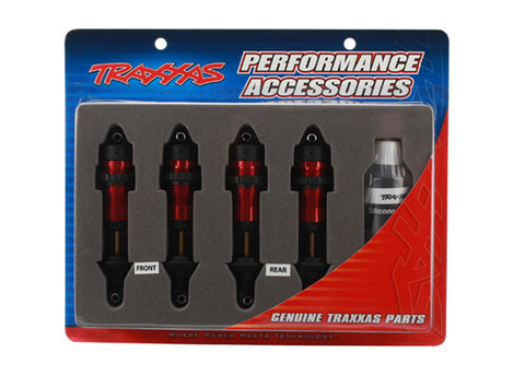 Traxxas 5460R Aluminum GTR Shocks, Assembled, Red