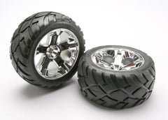 Traxxas 1/10 Jato Anaconda Tires & 12mm Hex All Star Wheels