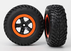 Traxxas 1/10 Slash 2WD Robby Gordon Orange 12mm Hex Wheels & SCT Tires