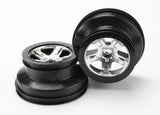 TRA5874 5874 SCT Beadlock Style Wheels, Satin Chrome