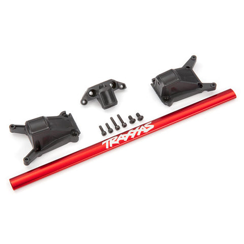 Traxxas 6730R Aluminum Chassis Brace Kit, Heavy Duty, Red