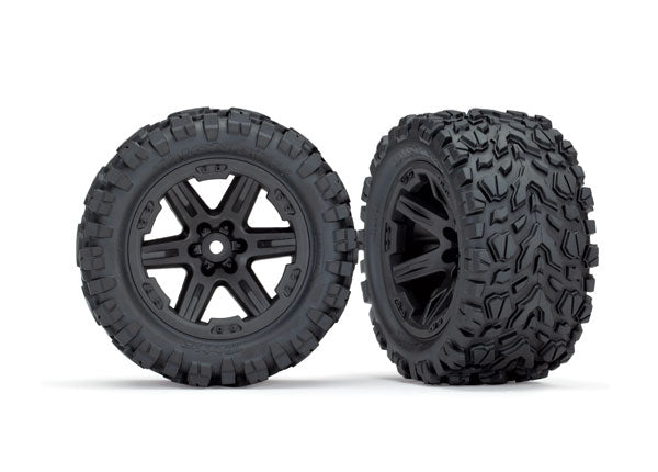 TRA6774 6774 Talon Extreme Tires, RXT Wheels, 2.8", Black