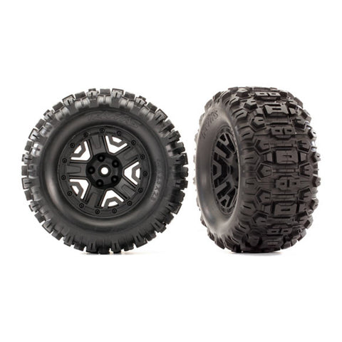 Traxxas 6792 Sledgehammer Tires, 2.8" Wheels, Black