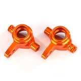 TRA6837A 6837A Left & Right Aluminum Steering Blocks, Orange