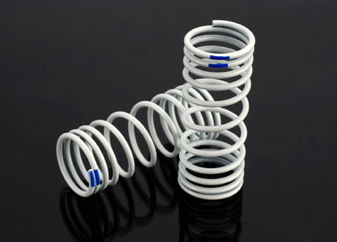 Traxxas 6864 Front Springs, Progressive +20% Rate Blue