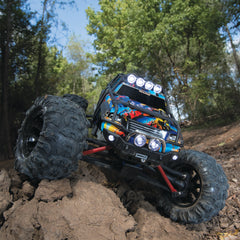 Traxxas 72054-5 Summit 1/16 4WD Monster Truck, Rock n' Roll