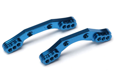 Traxxas 7537X Front & Rear Aluminum Shock Towers, Blue