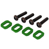 TRA7759G 7759G Aluminum Motor Mount Washers, Green, X-Maxx