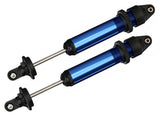 TRA7761 7761 Aluminum GTX Shocks, Blue, X-Maxx