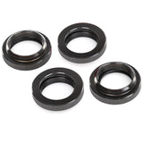 TRA7767X 7767X Aluminum GTX Shock Spring Retainers, Black, X-Maxx