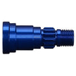 TRA7768 7768 Aluminum Stub Axle, Blue, X-Maxx