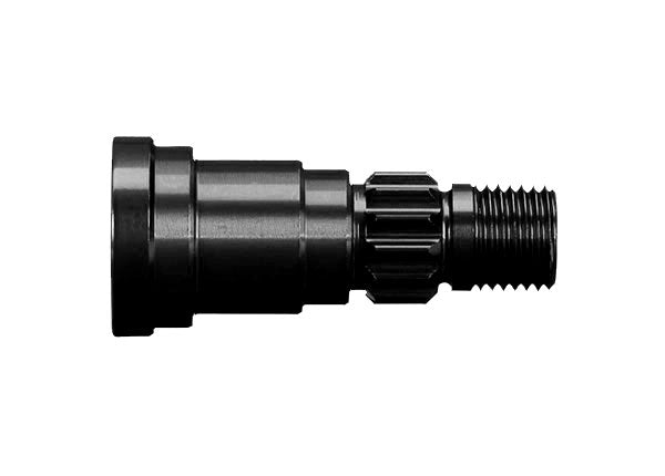 TRA7768A 7768A Aluminum Stub Axle, Black, X-Maxx