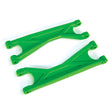TRA7829G 7829G Upper Suspension Arms, HD, Green, X-Maxx