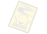 TRA7984 7984 Aton High Visibility Decals, White