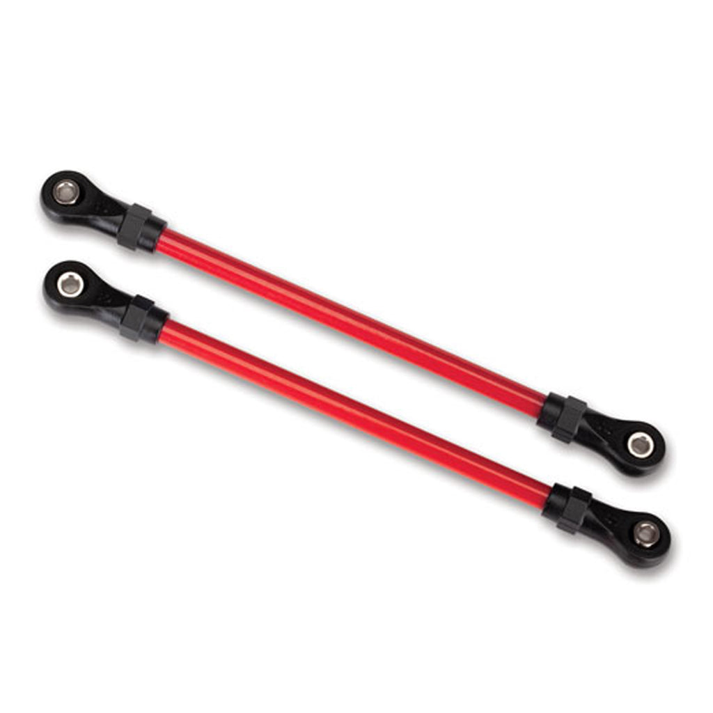 TRA8143R 8143R Steel Front Lower Suspension Links, Red, TRX-4