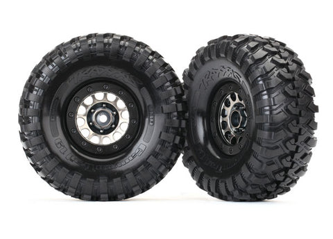 Traxxas 8174 Canyon Trail Tires, Method 105 Wheels, Black