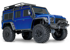 TRA82056-4-BLUE 82056-4 TRX-4 Land Rover Defender 4WD Crawler, Blue