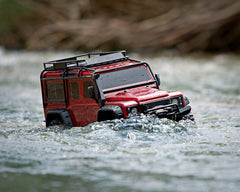 Traxxas 82056-4 TRX-4 Land Rover Defender 4WD Crawler, Red