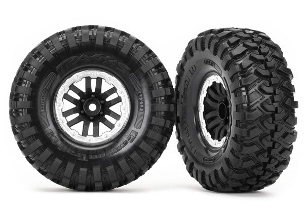 TRA8272X 8272X Canyon Trail Tires, TRX-4 1.9" Wheels, Satin