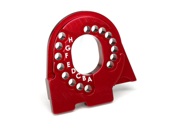 TRA8290R 8290R Aluminum Motor Mount Plate, Red