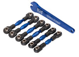 TRA8341X 8341X Aluminum Turnbuckles, Camber Links, Blue