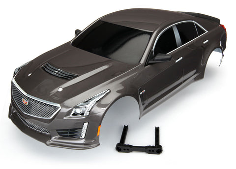 Traxxas 8391X Cadillac CTS-V Body, Silver, Mounting Hardware