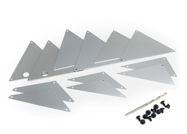 TRA8434A 8434A Aluminum Tube Chassis Inner Panel Set, Silver