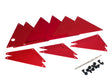 TRA8434R 8434R Aluminum Tube Chassis Inner Panel Set, Red