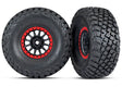 TRA8474 8474 Baja KR3 Tires, Method Race Wheels, Blk/Red, UDR